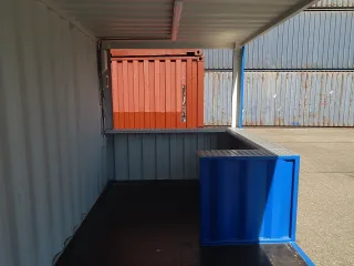 20ft barcontainer binnenkant