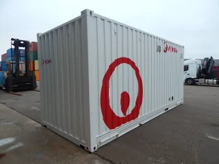20ft highcube palletwide container achterkant