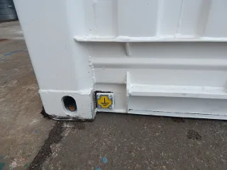 20ft zeecontainer aarding stroom.