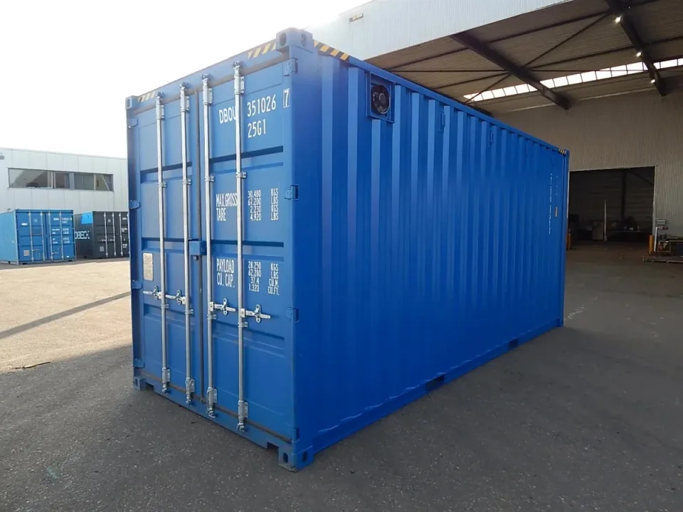 Zeecontainer Modificaties Ingebouwde Ventilatoren