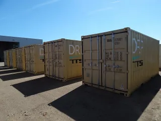 20ft zeecontainers legerkleur