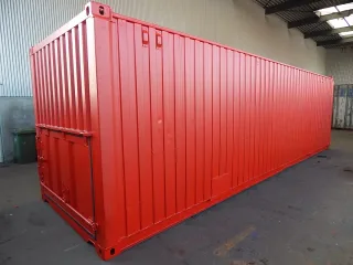 30ft zeecontainer bulk met gemodificeerde achterklep