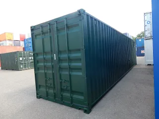 40ft groene opslagcontainer nieuw