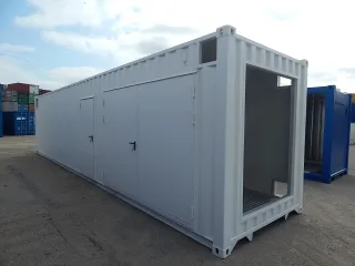 40ft highcube nieuwe zeecontainer met dubbele loopdeur