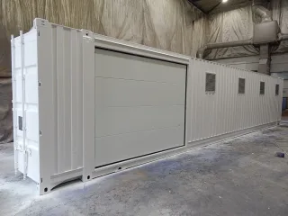 Zeecontainers in Ral Kleur naar Wens Gespoten